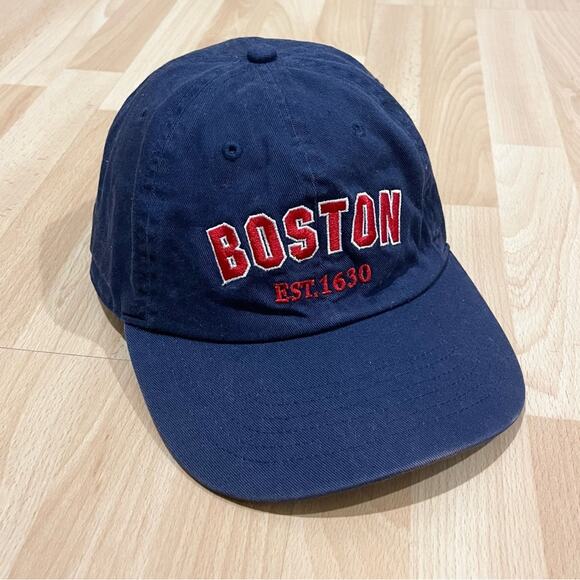 Navy Boston Cap One Size Unisex Baseball Hat - Picture 1 of 6